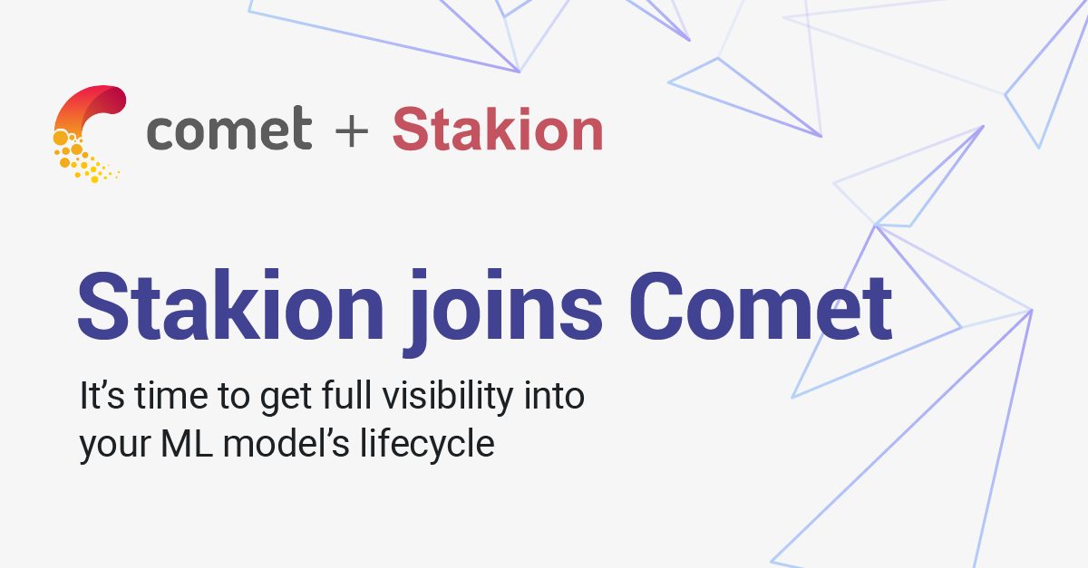 Stakion Joins Comet | Comet ML